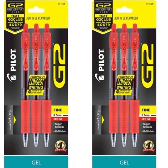 2 packs - Pilot 3ct G2 Premium Retractable Gel Pens - Picture 1 of 4